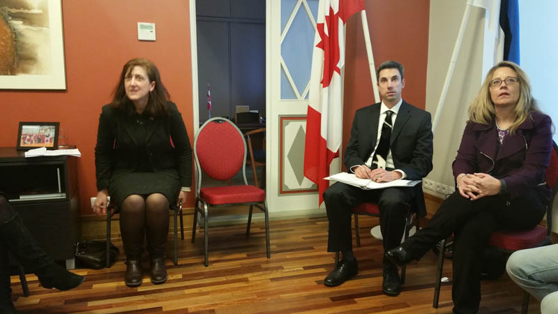 Kanada saatkonnas kohtumine