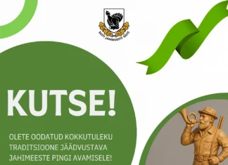 Toila-Oru pargis avatakse jahimeeste kokkutuleku traditsiooni jäädvustav pink