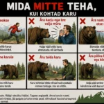 Infograafik aitab vältida vigu karuga kohtumisel