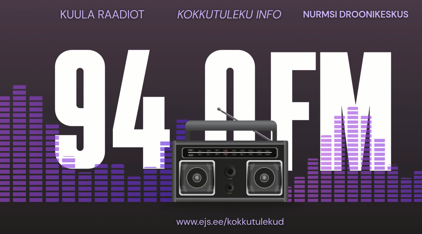 Selle suvise kokkutuleku raadiosagedus on selgunud. Kokkutuleku infot saab kohapeal kuulata sagedusel 94,0 MHz. Lisaks on sel aastal võimalus kuulata raadiot di