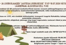 Jahi- ja looduslaager “Lastega loodusesse”
