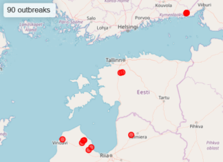 Seakatku juhtumeid lisandus Eestis ja lähiriikides